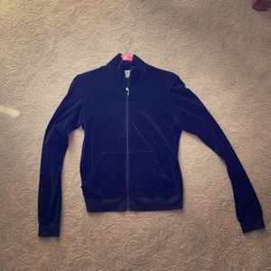 Juicy Couture black velour jacket